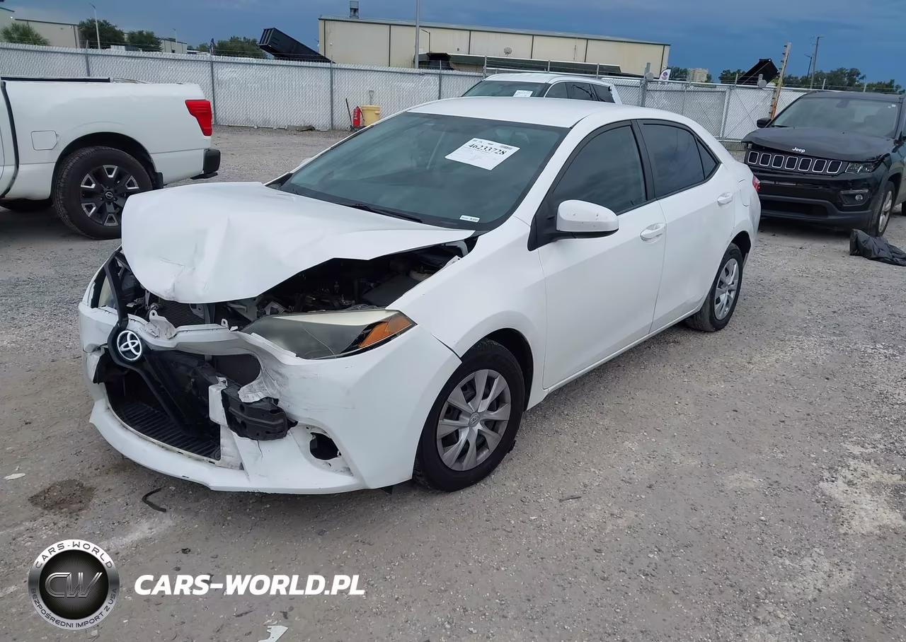 2016 Toyota Corolla L VIN:5YFBURHEXGP457366 - 2