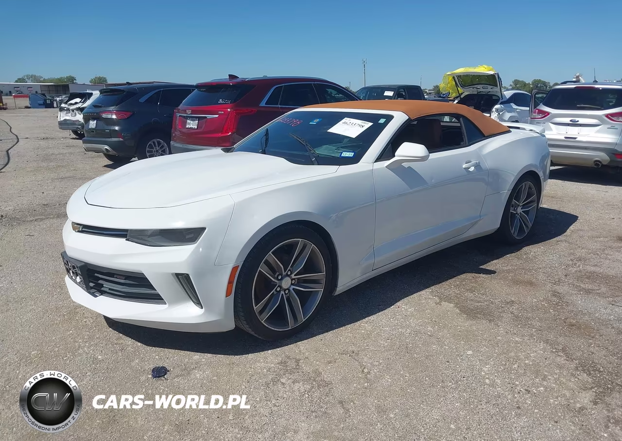 2016 Chevrolet Camaro 2Lt VIN:1G1FD3DS2G0171279 - 2