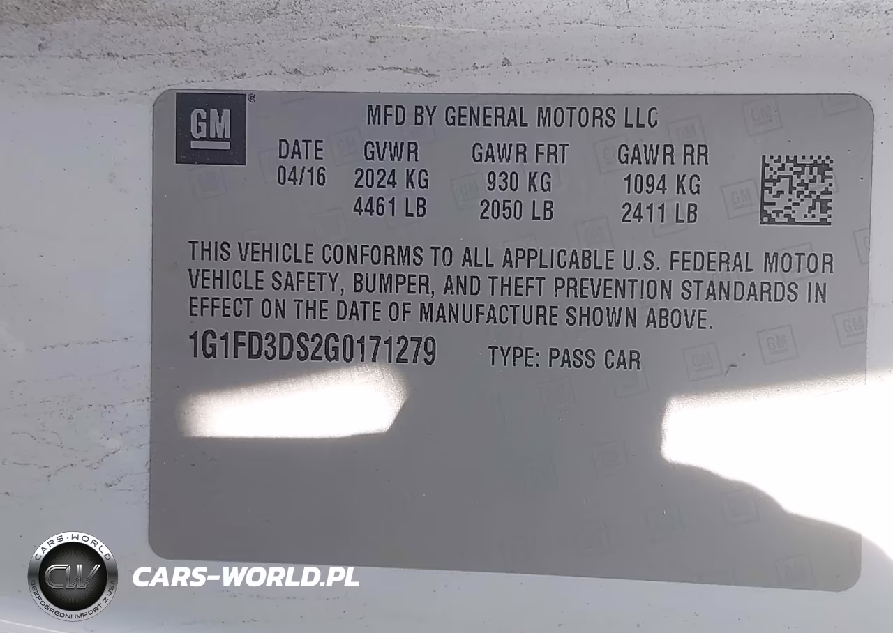 2016 Chevrolet Camaro 2Lt VIN:1G1FD3DS2G0171279 - 9