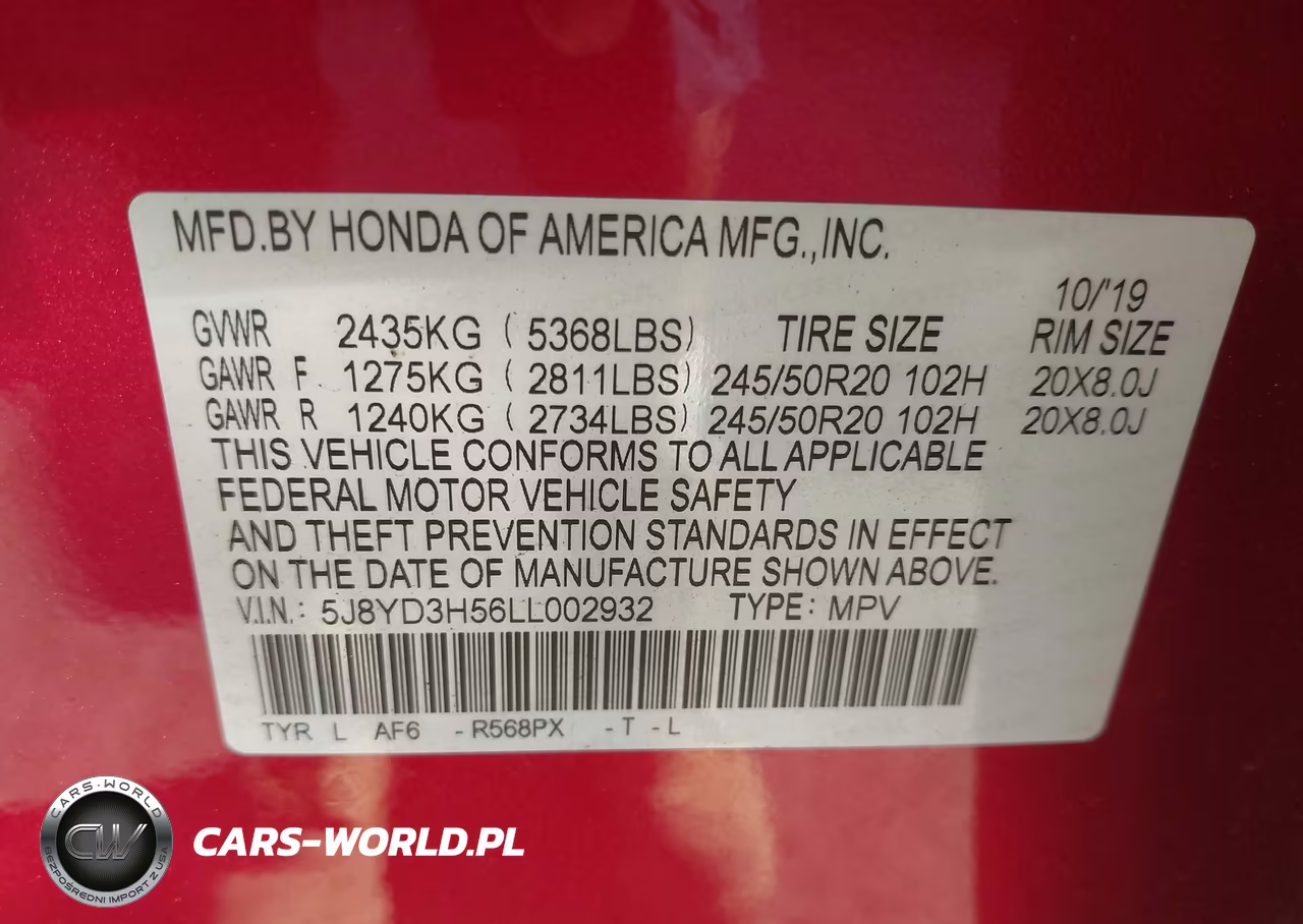 2020 Acura Mdx Technology Package VIN:5J8YD3H56LL002932 - 9