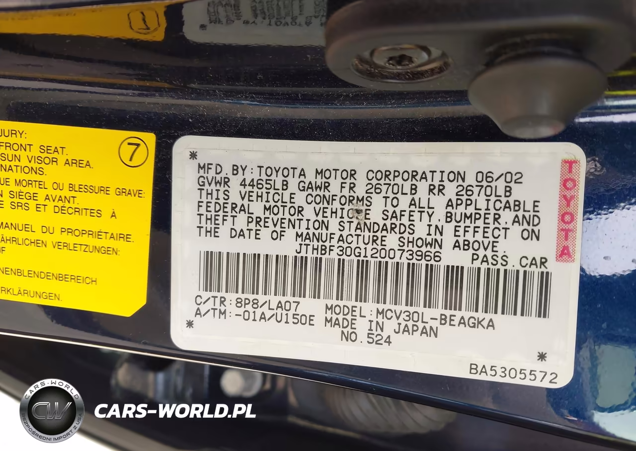 2002 Lexus Es 300 VIN:JTHBF30G120073966 - 9