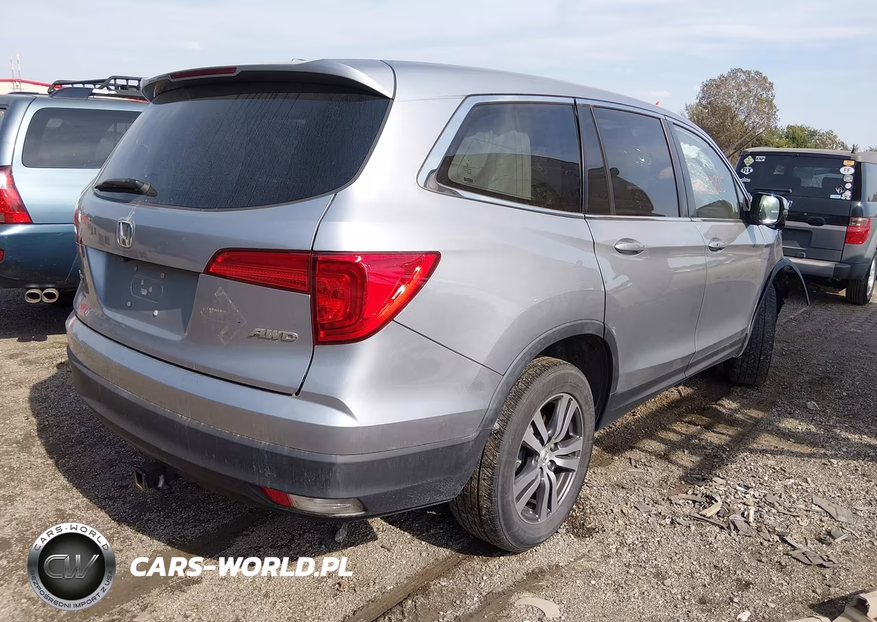2017 Honda Pilot Ex-L VIN:5FNYF6H50HB033596 - 4