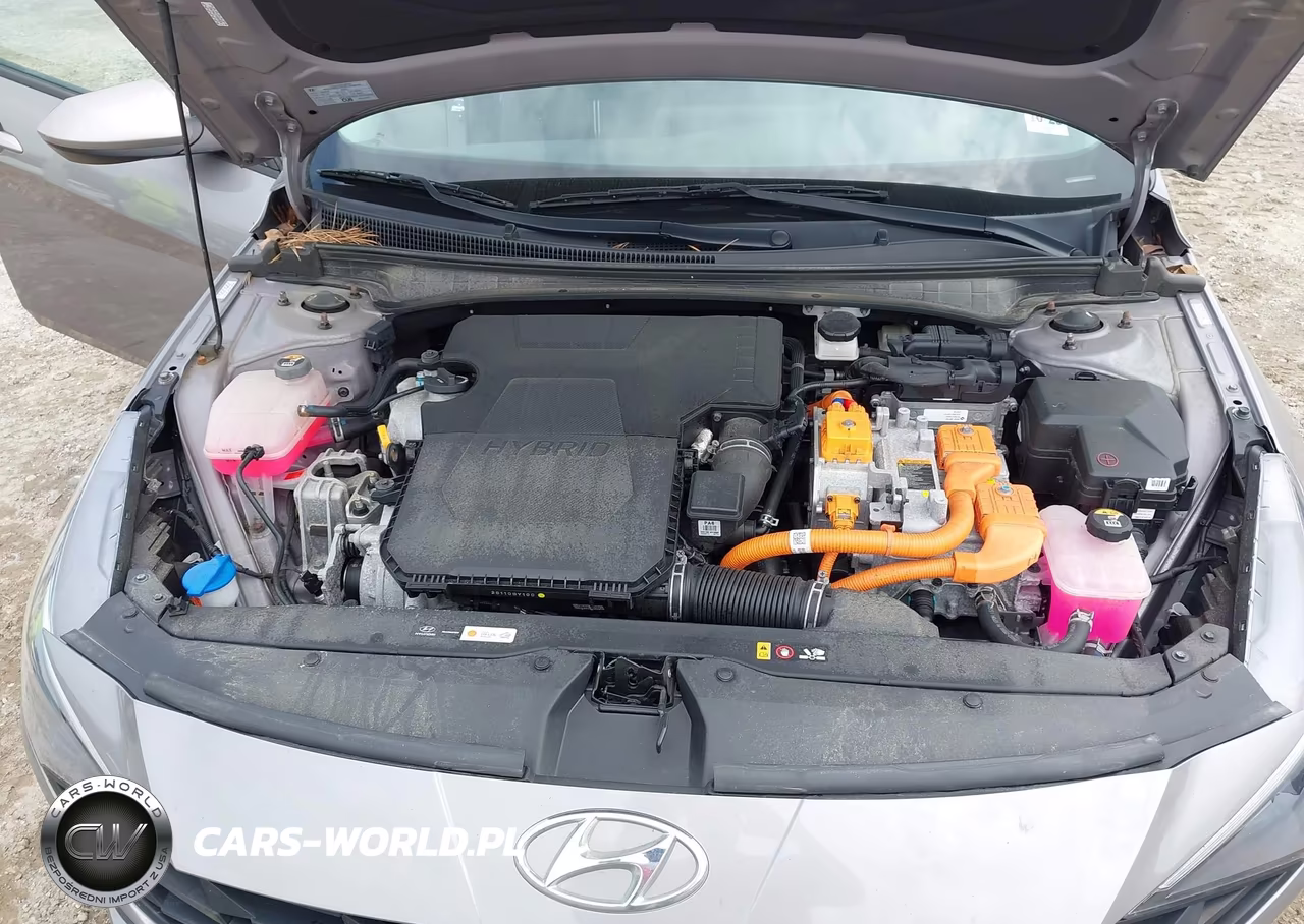 2023 Hyundai Elantra Hybrid Blue VIN:KMHLM4AJ1PU082626 - 10
