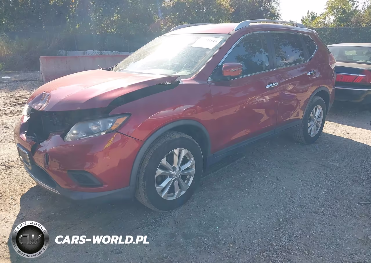 2016 Nissan Rogue Sv VIN:KNMAT2MV6GP656878 - 2