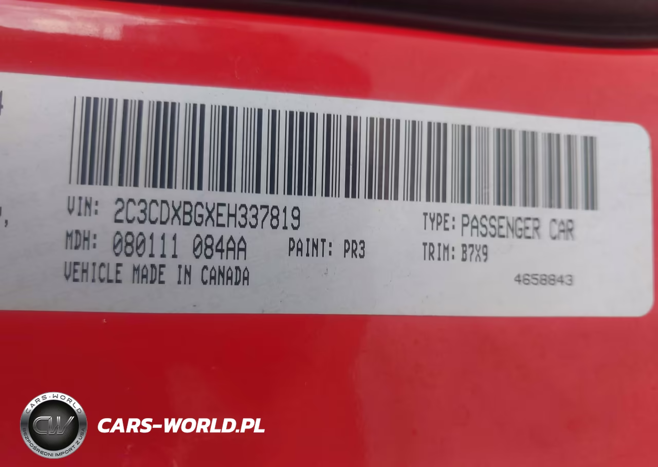2014 Dodge Charger Se VIN:2C3CDXBGXEH337819 - 9