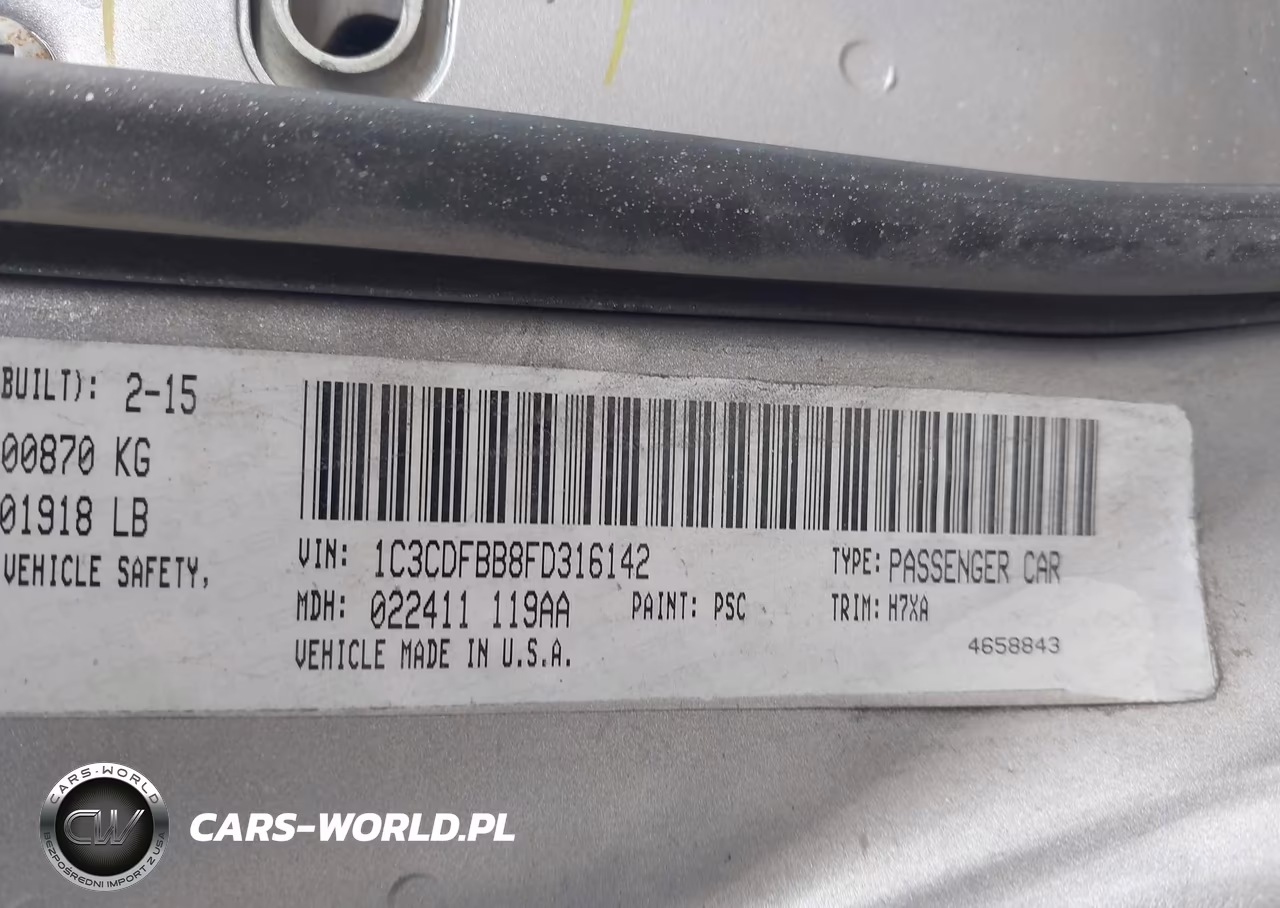 2015 Dodge Dart Sxt VIN:1C3CDFBB8FD316142 - 9