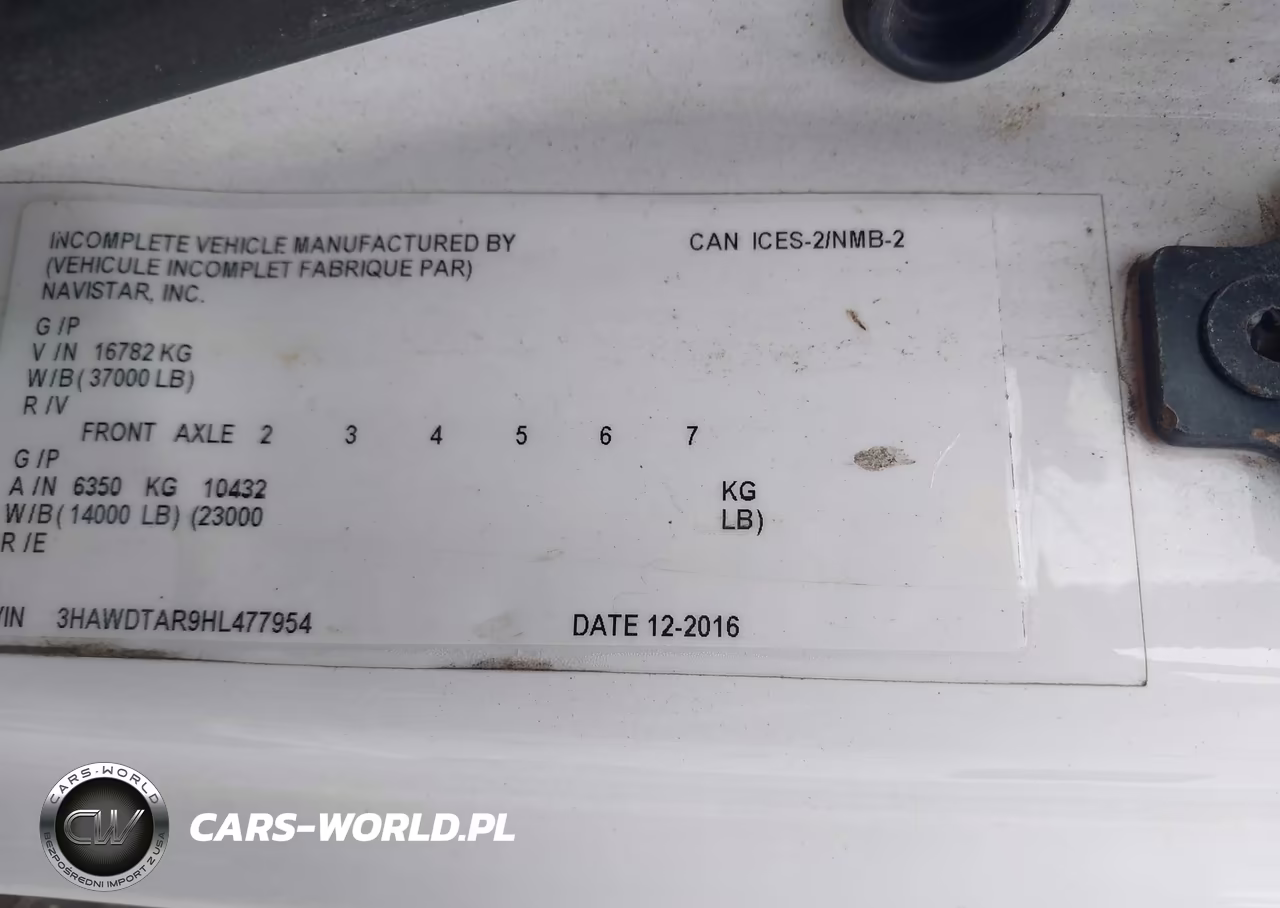 2017 International Workstar 7400 VIN:3HAWDTAR9HL477954 - 8