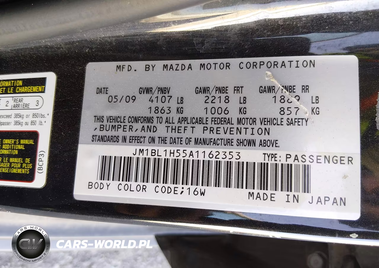 2010 Mazda Mazda3 S Grand Touring VIN:JM1BL1H55A1162353 - 9