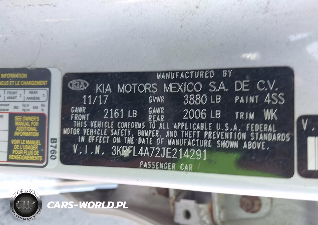2018 Kia Forte Lx VIN:3KPFL4A72JE214291 - 9