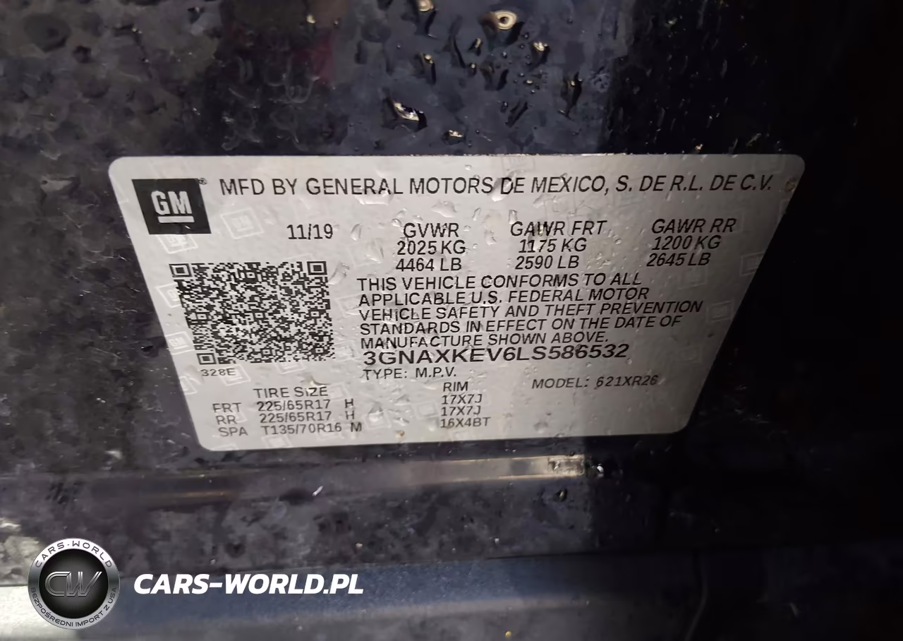 2020 Chevrolet Equinox Fwd Lt 1.5L Turbo VIN:3GNAXKEV6LS586532 - 9