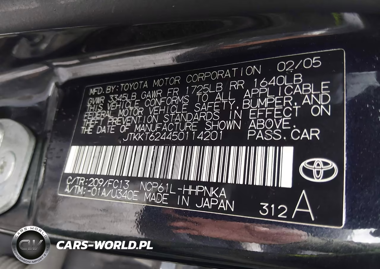 2005 Scion Xa VIN:JTKKT624450114201 - 9