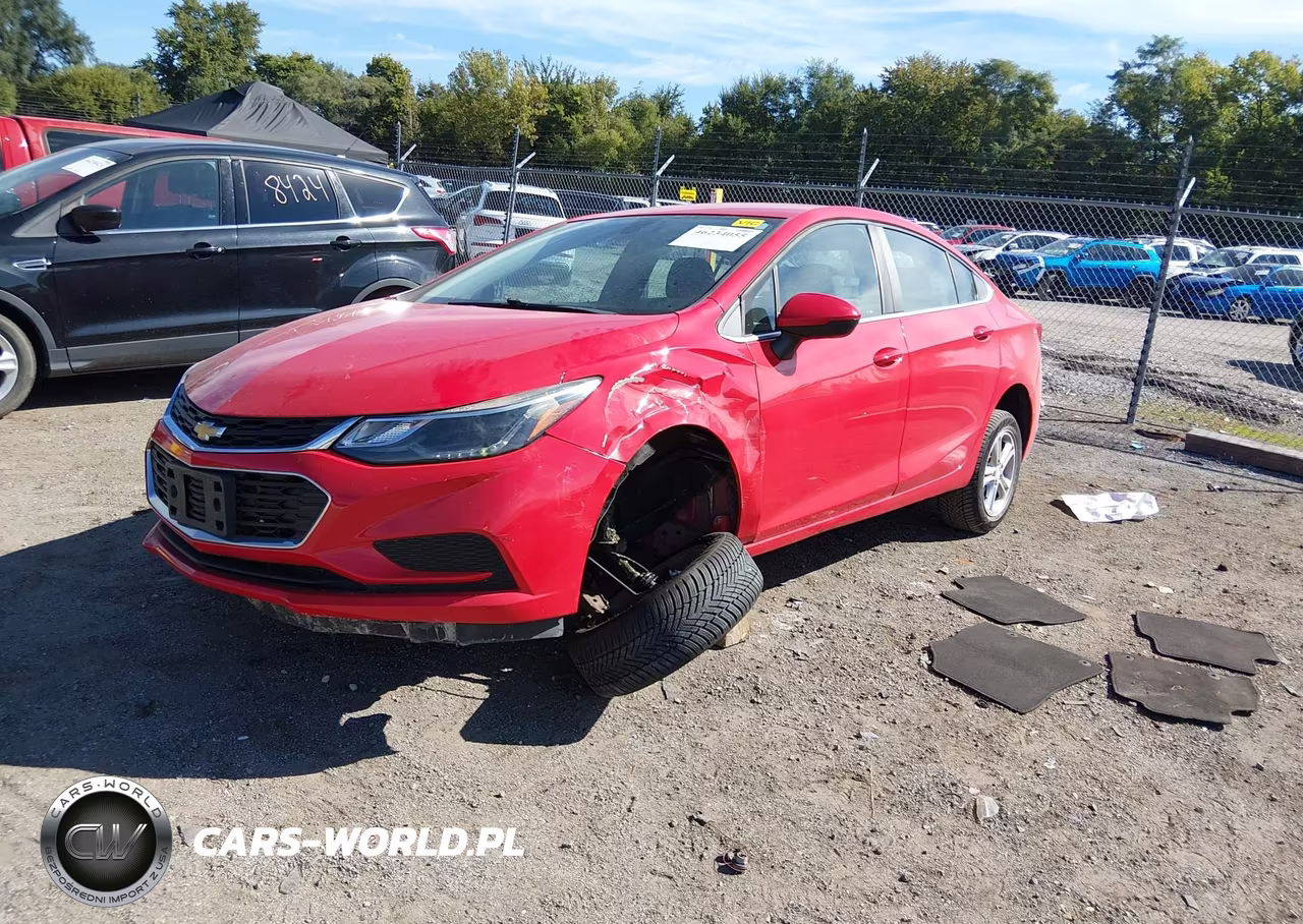 2016 Chevrolet Cruze Lt Auto VIN:1G1BE5SM7G7315525 - 2