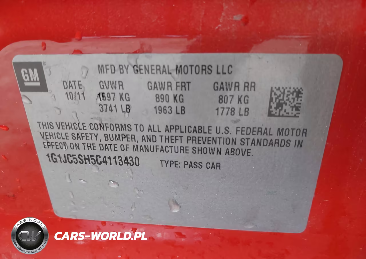 2012 Chevrolet Sonic 2Lt VIN:1G1JC5SH5C4113430 - 9