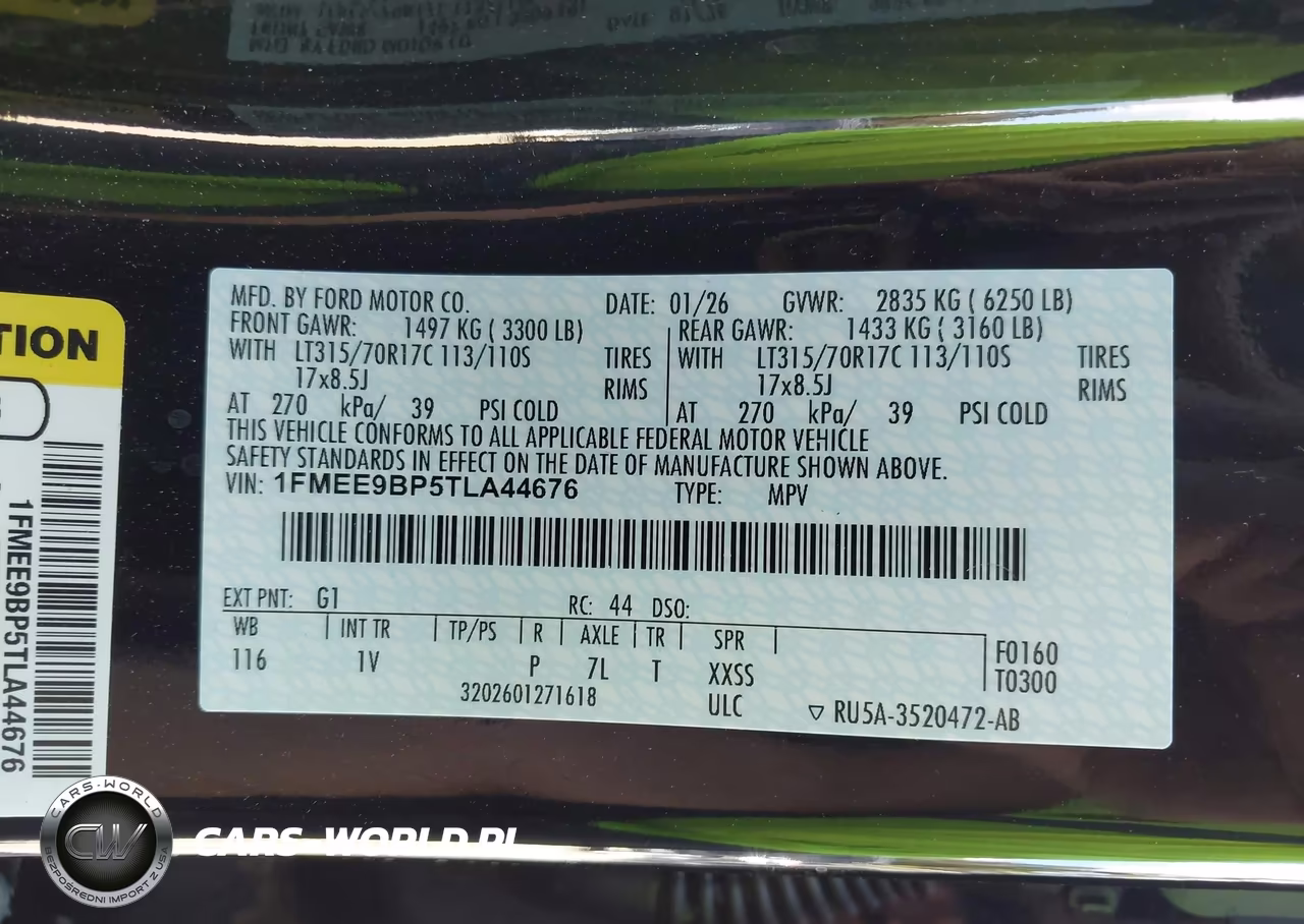 2026 Ford Bronco Badlands VIN:1FMEE9BP5TLA44676 - 9