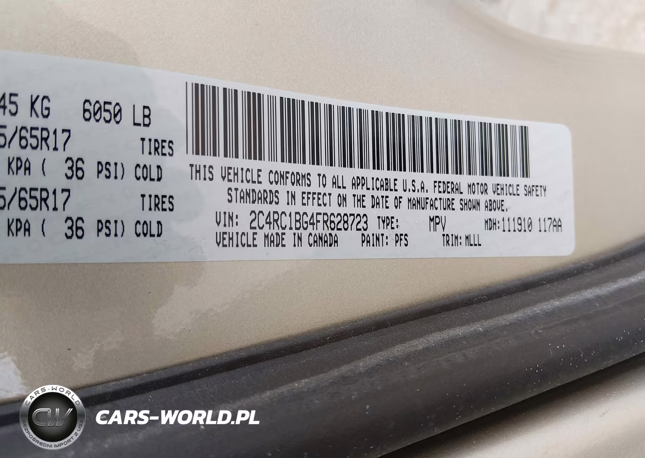 2015 Chrysler Town & Country Touring VIN:2C4RC1BG4FR628723 - 9