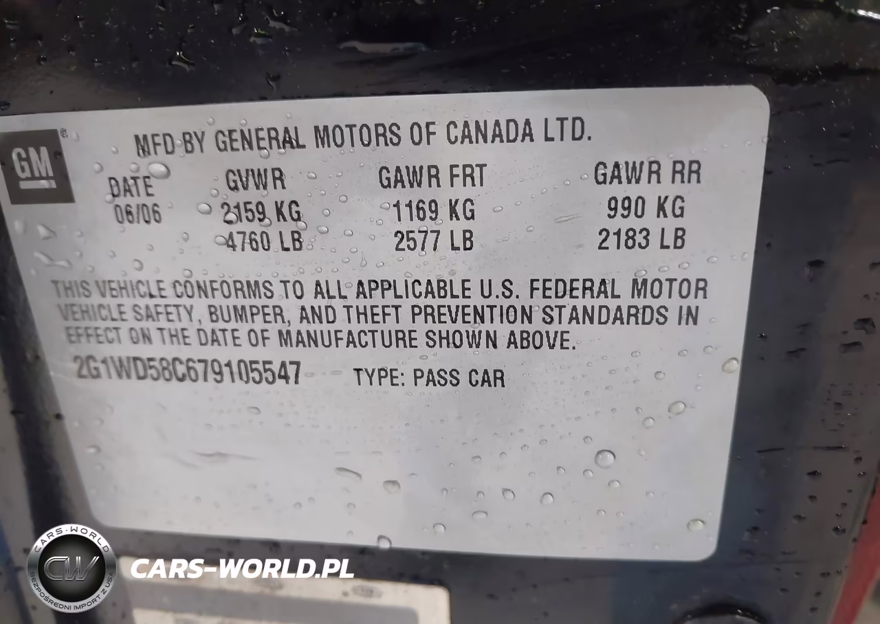 2007 Chevrolet Impala Ss VIN:2G1WD58C679105547 - 9