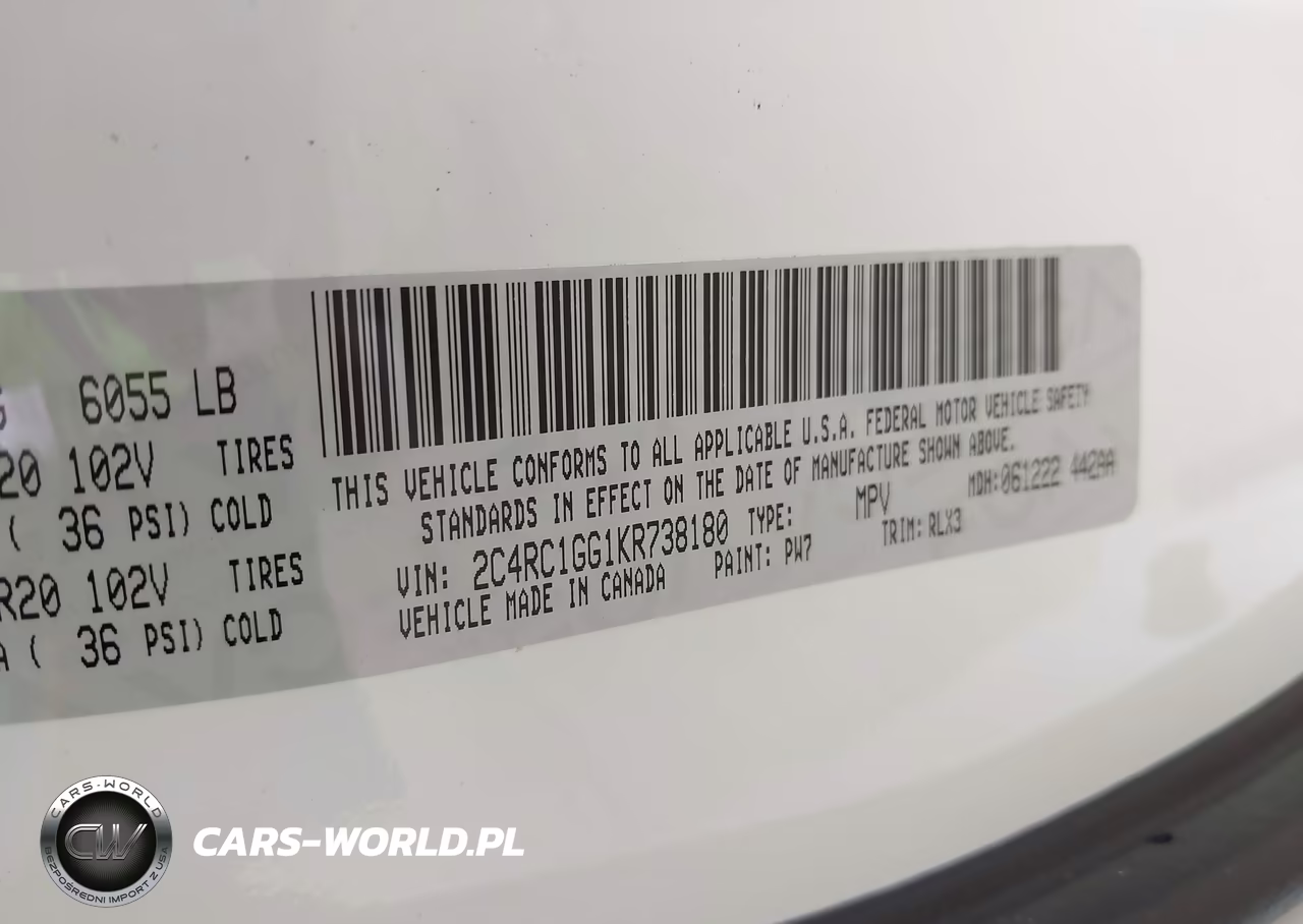 2019 Chrysler Pacifica Limited VIN:2C4RC1GG1KR738180 - 9