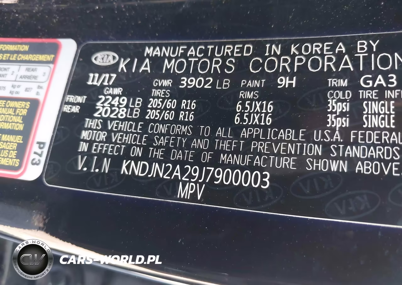 2018 Kia Soul VIN:KNDJN2A29J7900003 - 9