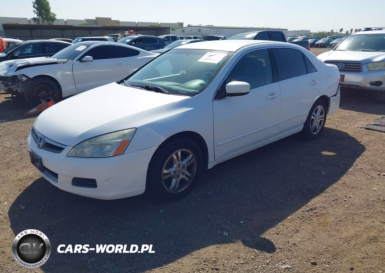 2007 Honda Accord 2.4 Se VIN:1HGCM56307A191375 - 2
