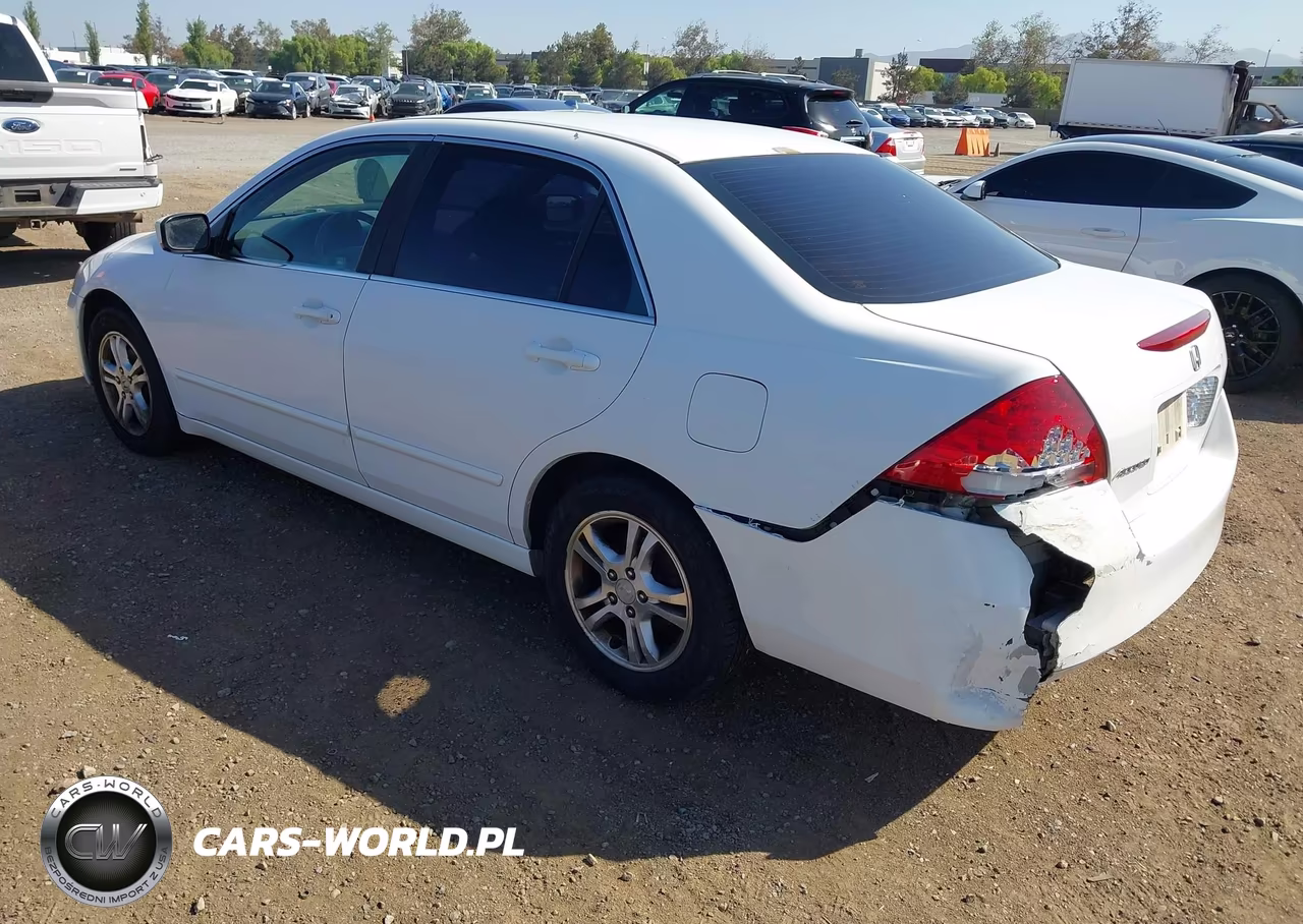 2007 Honda Accord 2.4 Se VIN:1HGCM56307A191375 - 3