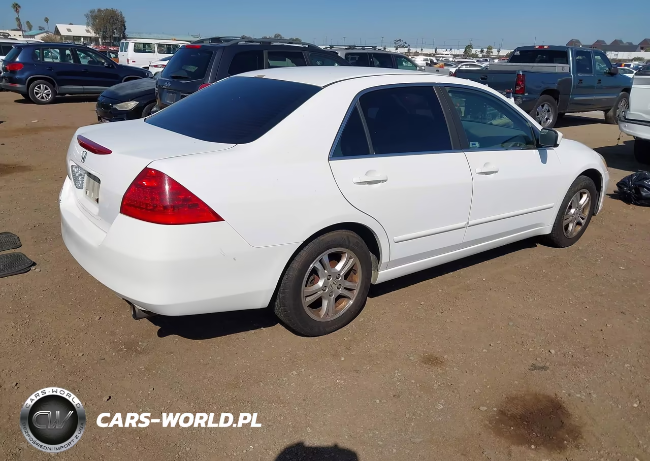 2007 Honda Accord 2.4 Se VIN:1HGCM56307A191375 - 4