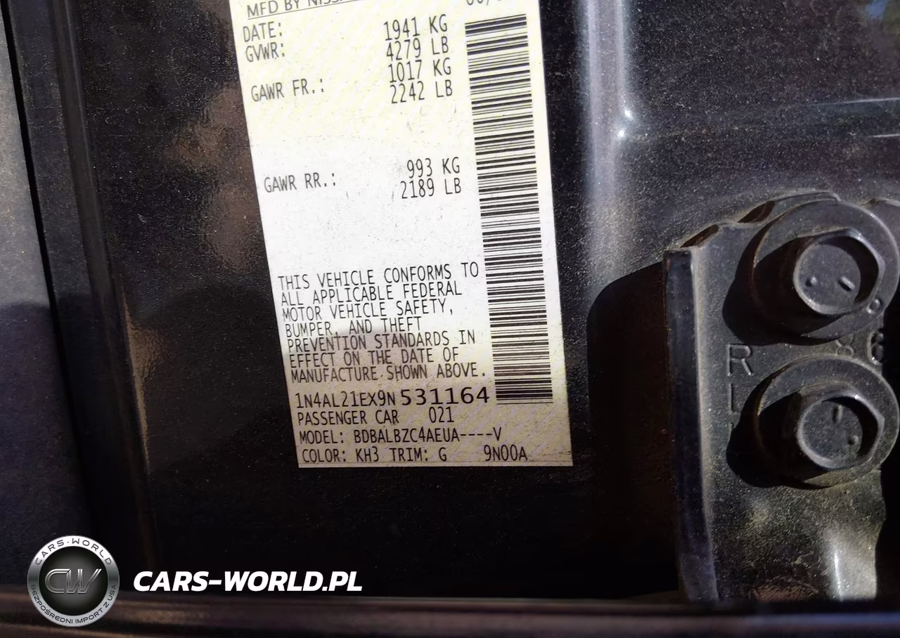 2009 Nissan Altima 2.5 S VIN:1N4AL21EX9N531164 - 9