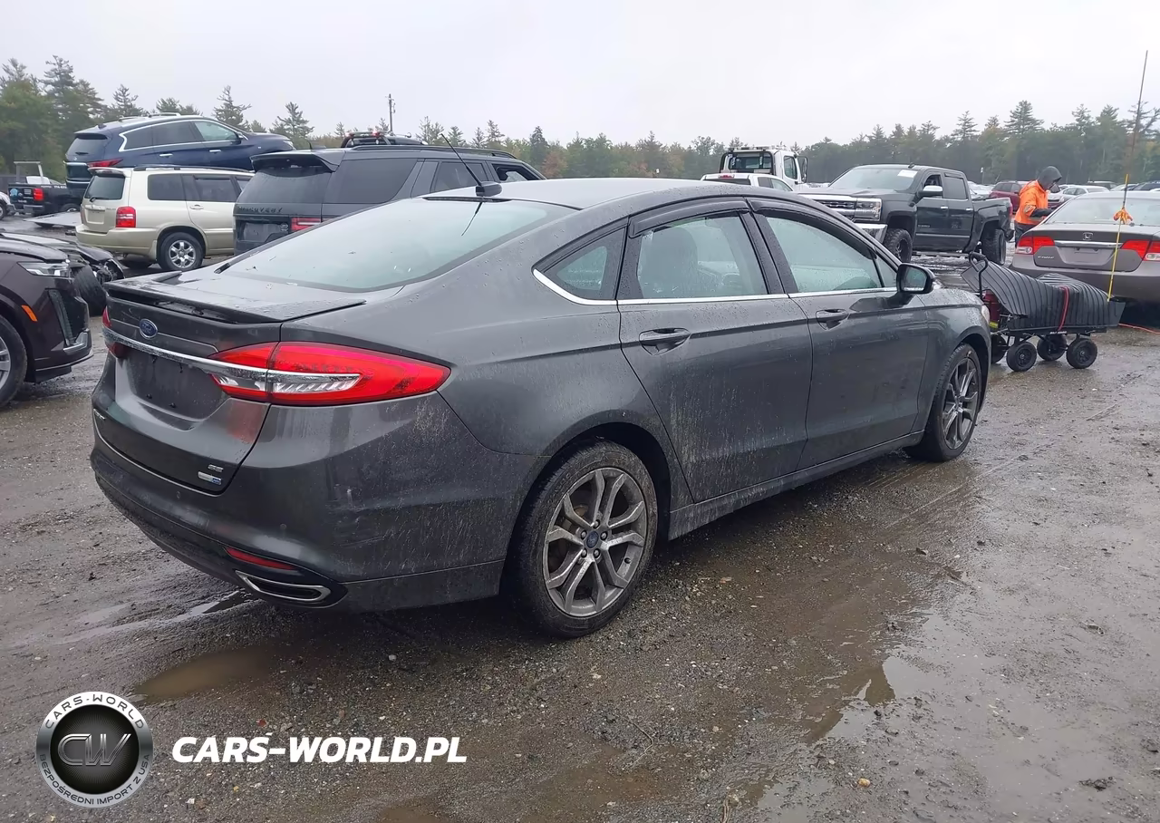 2017 Ford Fusion Se VIN:3FA6P0T9XHR144737 - 4