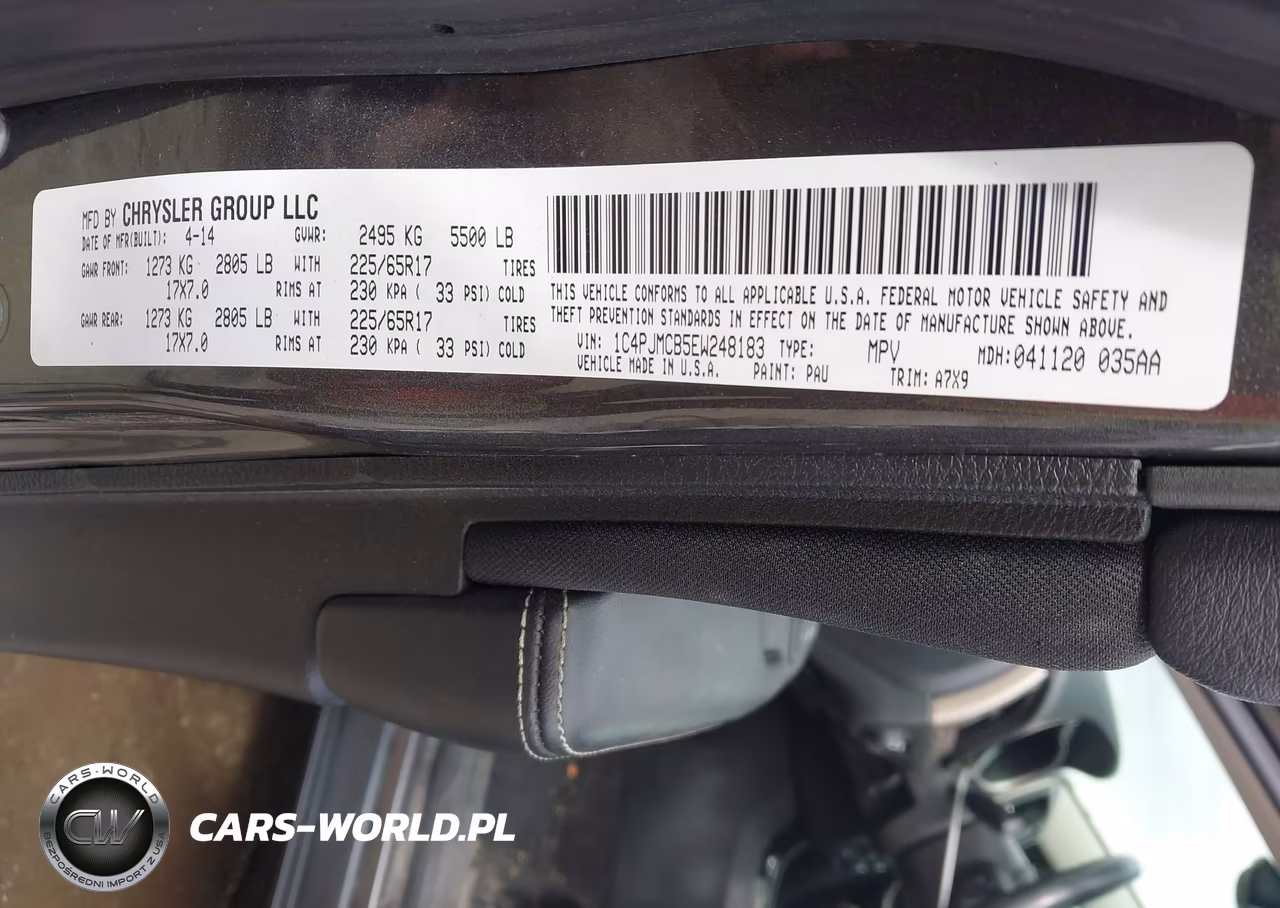 2014 Jeep Cherokee Latitude VIN:1C4PJMCB5EW248183 - 9