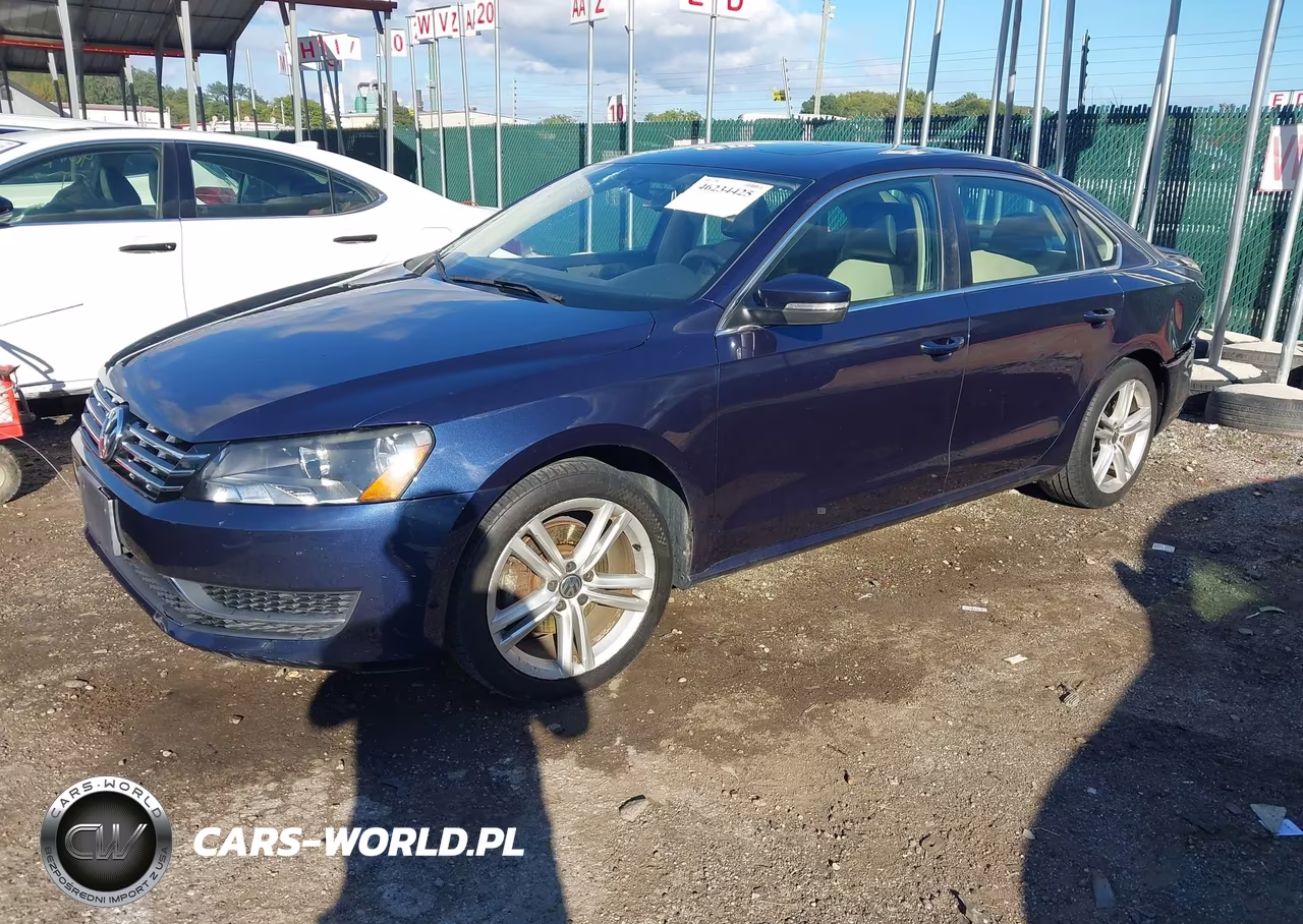 2014 Volkswagen Passat Tdi Se W-Sunroof VIN:1VWBN7A32EC106920 - 2