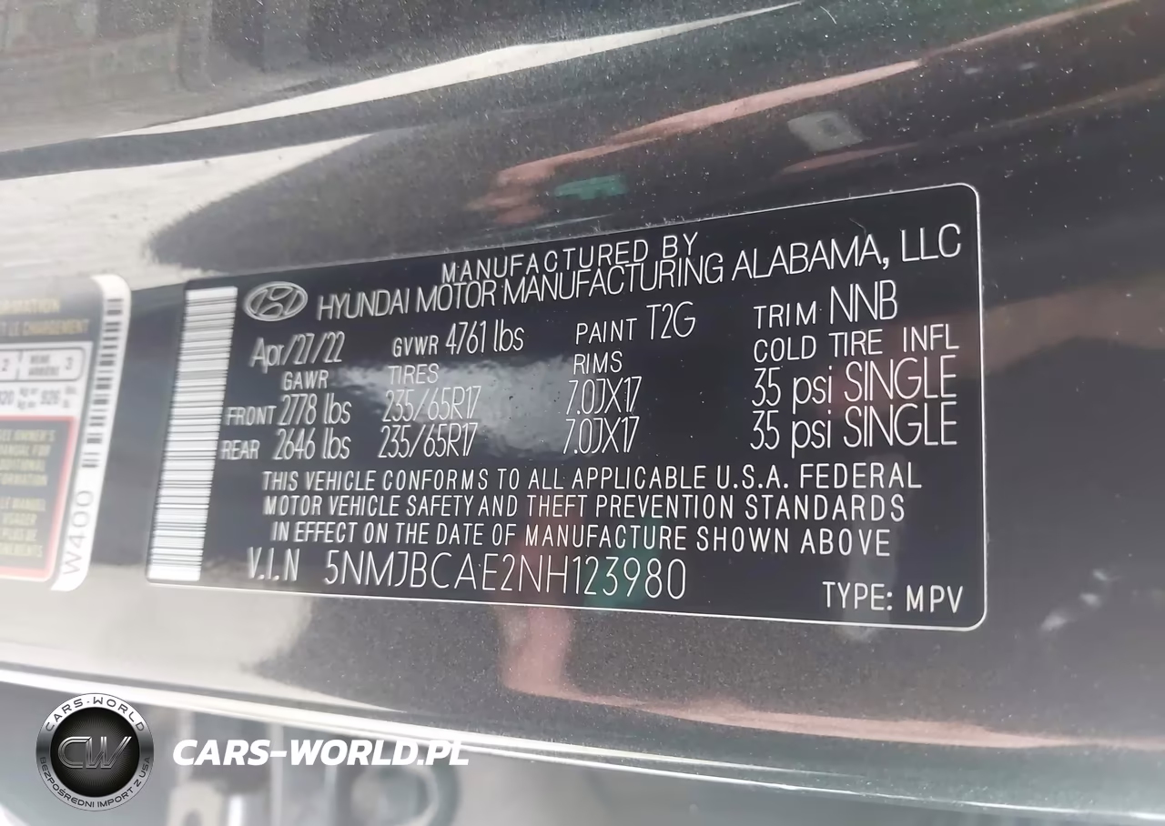 2022 Hyundai Tucson Sel VIN:5NMJBCAE2NH123980 - 9