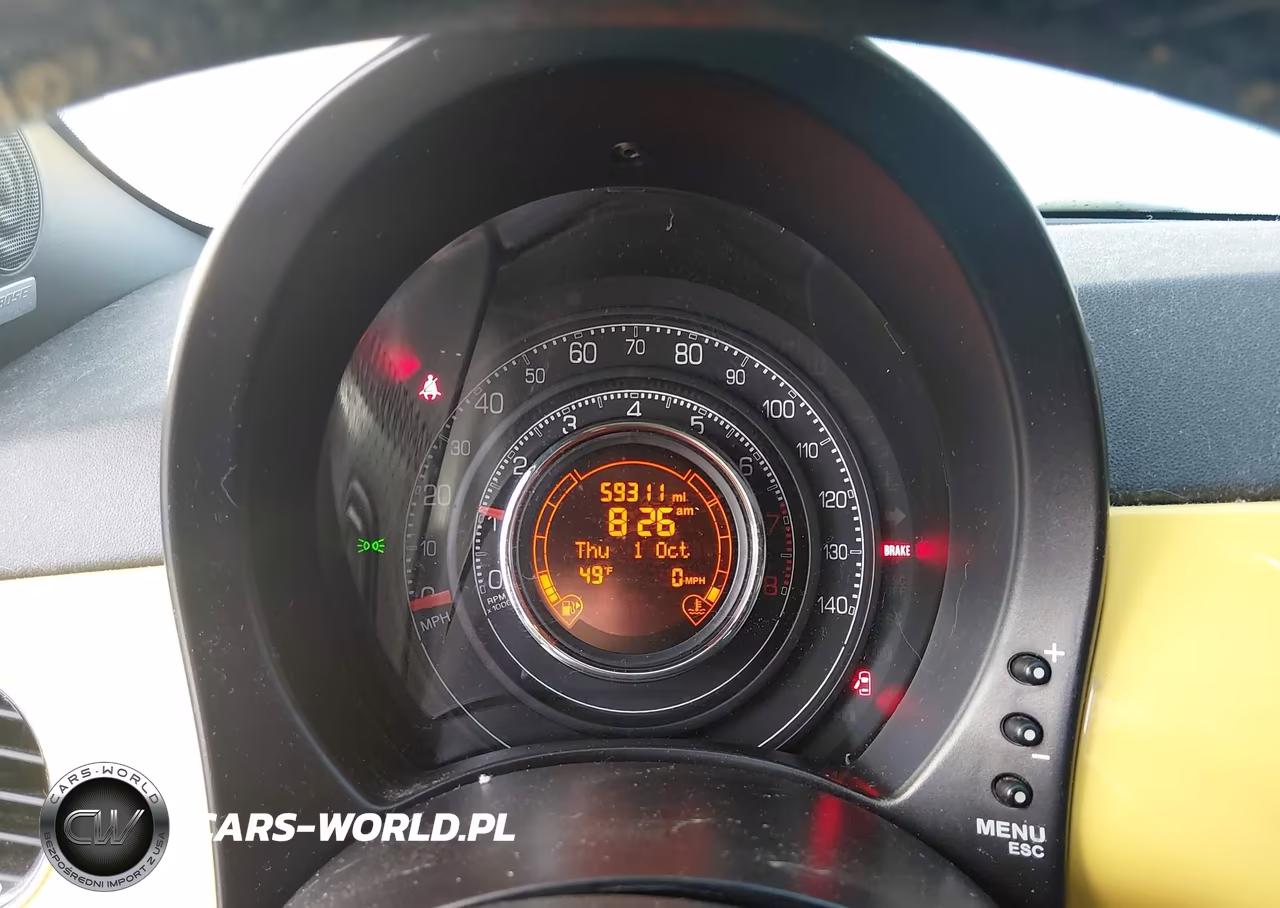 2012 Fiat 500 Sport VIN:3C3CFFBR9CT126945 - 7