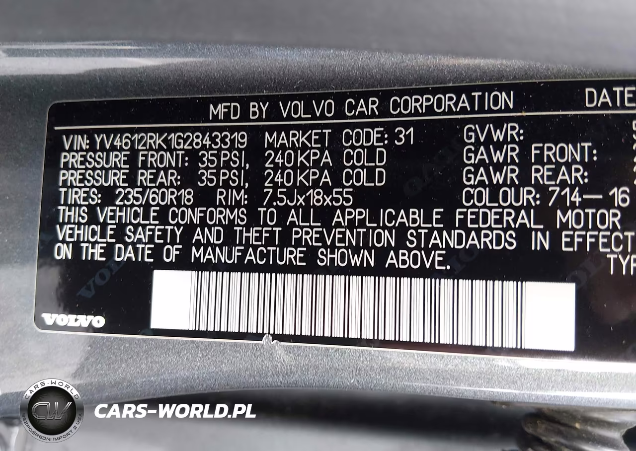 2016 Volvo Xc60 T5 Premier VIN:YV4612RK1G2843319 - 9