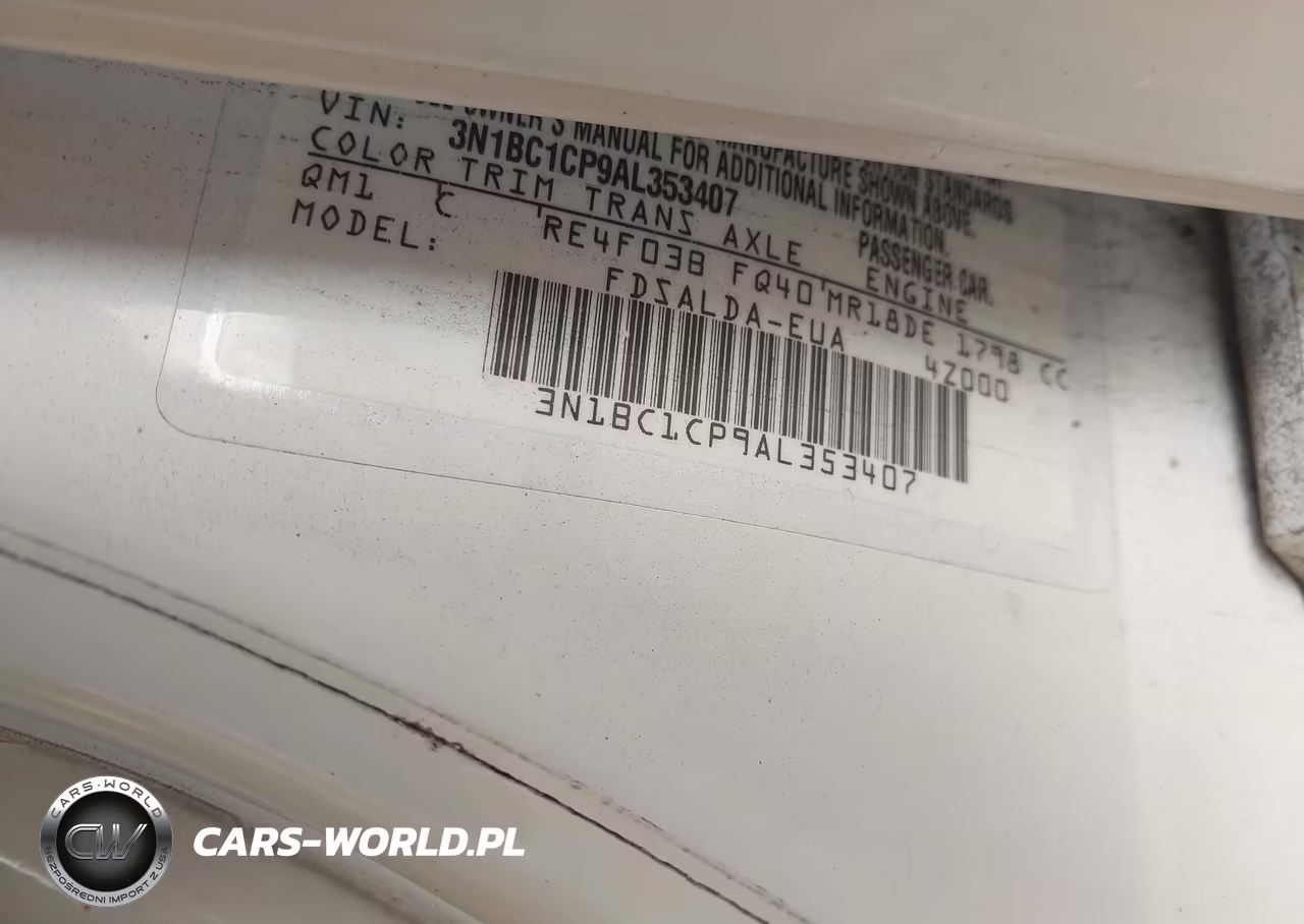 2010 Nissan Versa 1.8S VIN:3N1BC1CP9AL353407 - 9