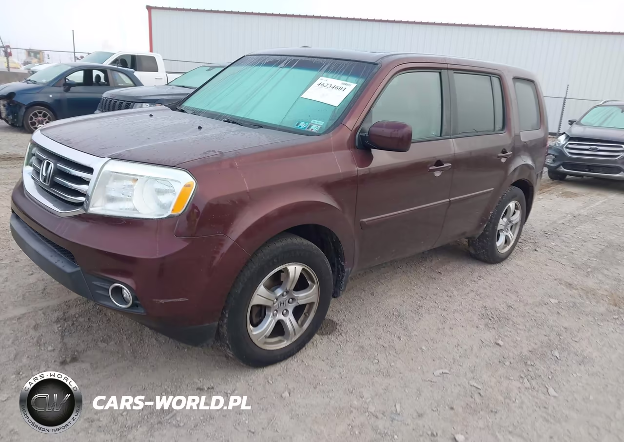 2012 Honda Pilot Ex-L VIN:5FNYF4H59CB070319 - 2