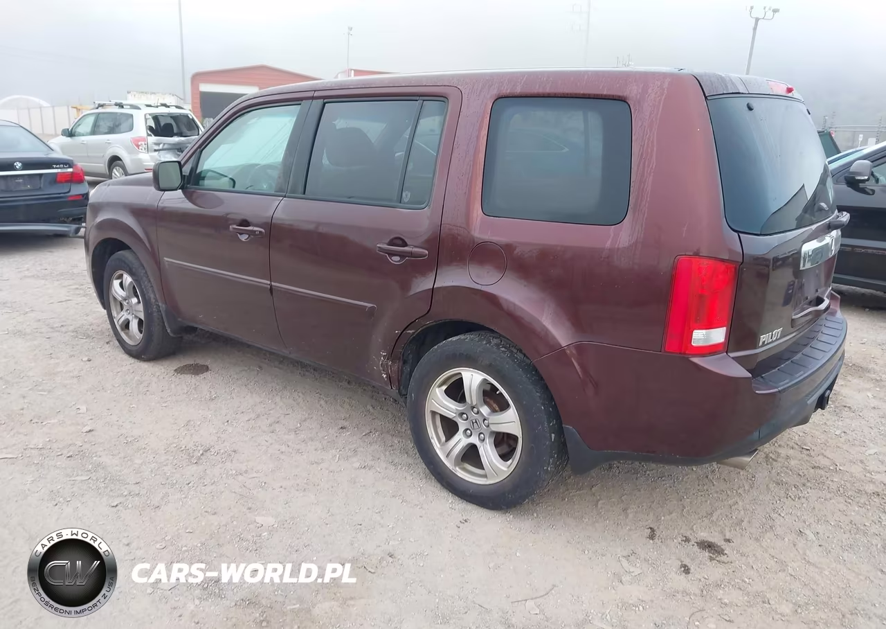 2012 Honda Pilot Ex-L VIN:5FNYF4H59CB070319 - 3