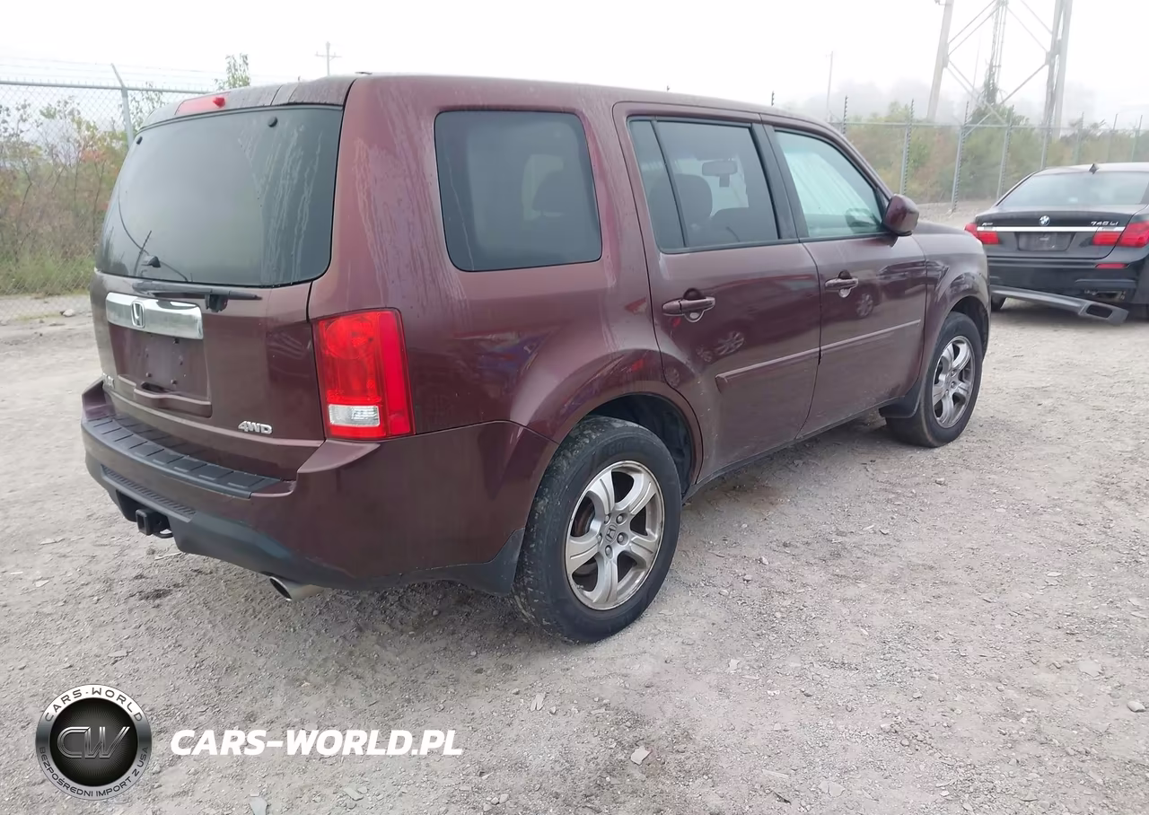 2012 Honda Pilot Ex-L VIN:5FNYF4H59CB070319 - 4