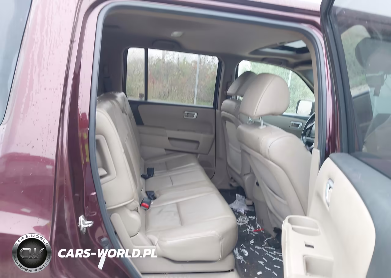 2012 Honda Pilot Ex-L VIN:5FNYF4H59CB070319 - 8