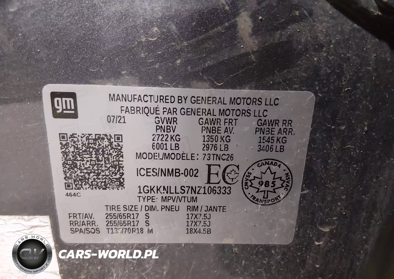 2022 GMC Acadia At4 VIN:1GKKNLLS7NZ106333 - 9