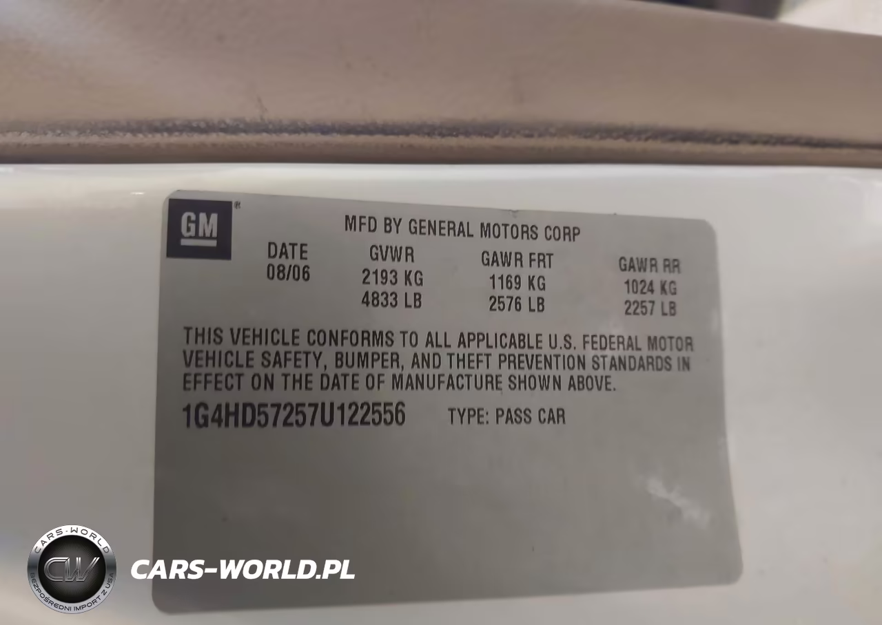 2007 Buick Lucerne Cxl VIN:1G4HD57257U122556 - 9