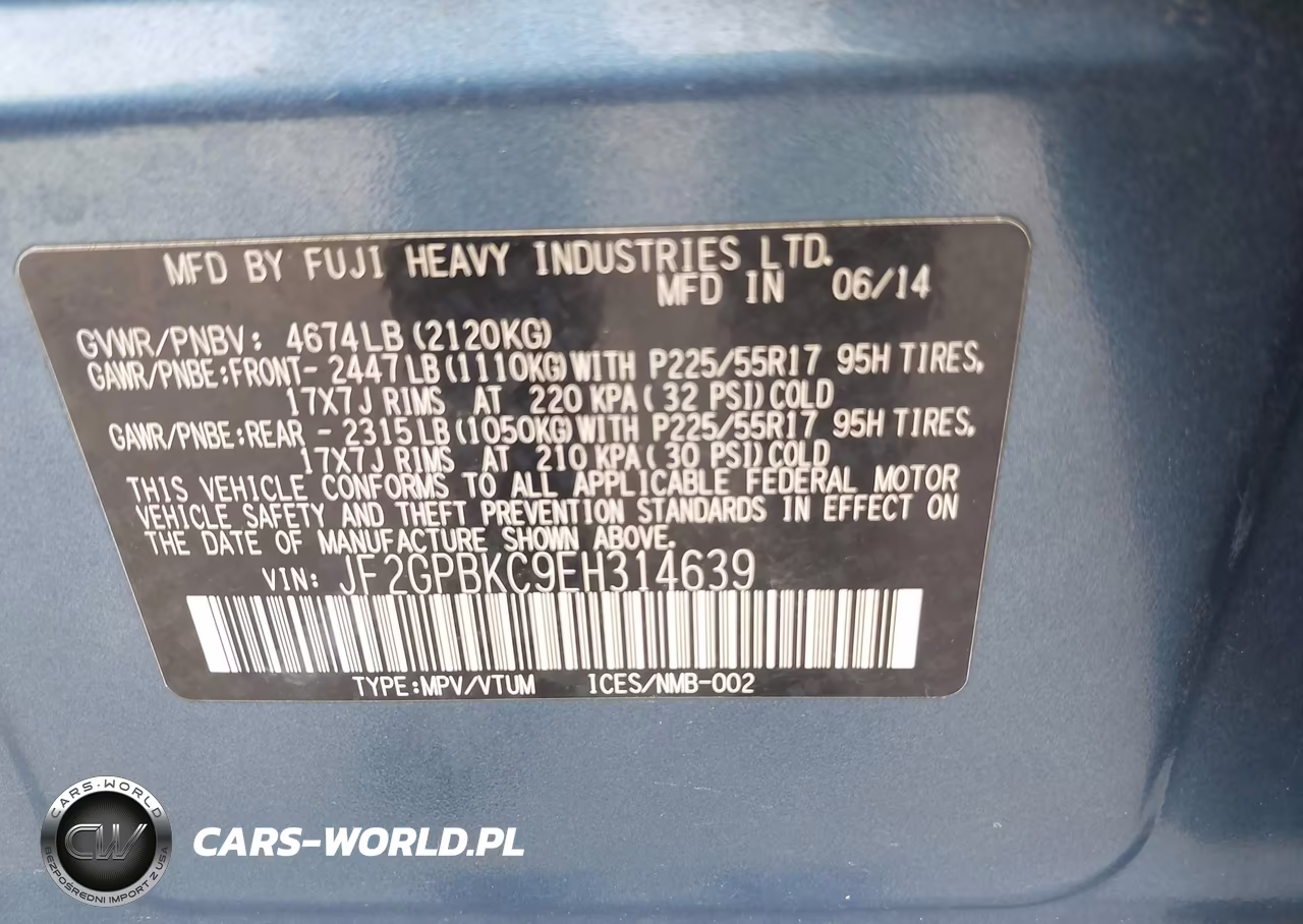 2014 Subaru Xv Crosstrek Hybrid 2.0I Touring VIN:JF2GPBKC9EH314639 - 9