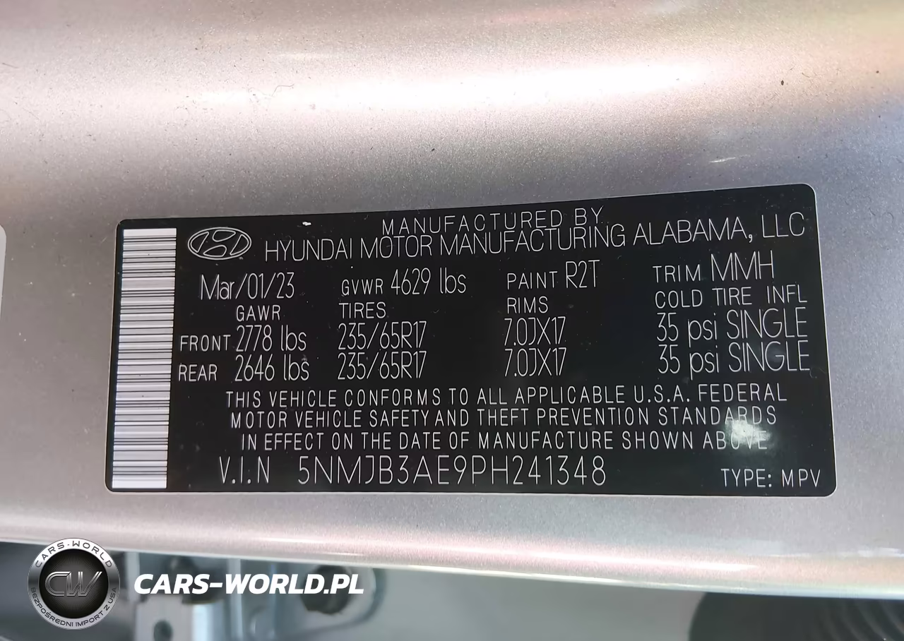 2023 Hyundai Tucson Sel VIN:5NMJB3AE9PH241348 - 9