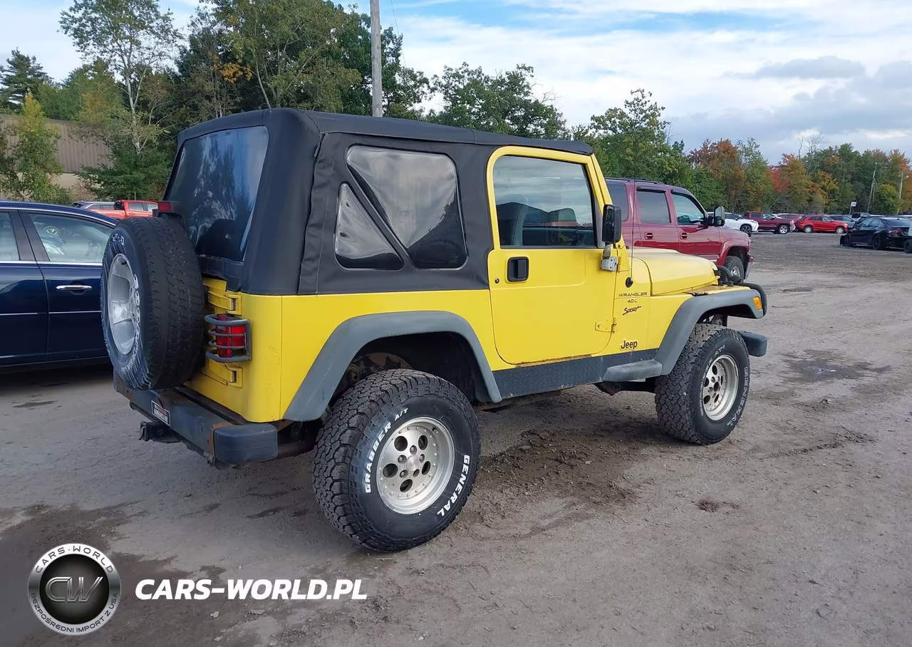 2001 Jeep Wrangler Sport VIN:1J4FA49S21P320684 - 4