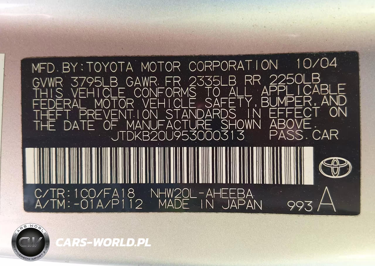 2005 Toyota Prius VIN:JTDKB20U953000313 - 9