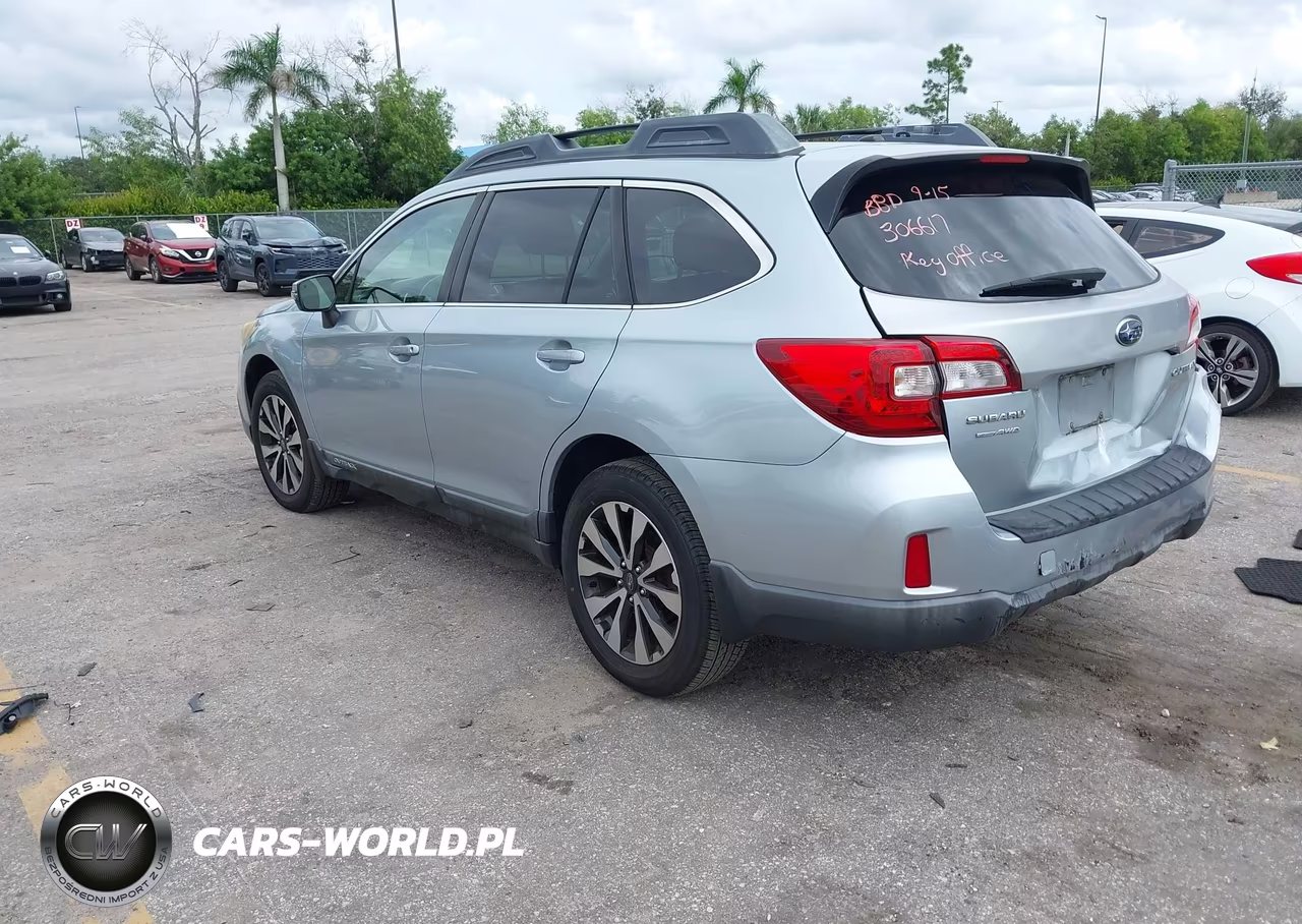 2015 Subaru Outback 2.5I Limited VIN:4S4BSBNC7F3306617 - 3