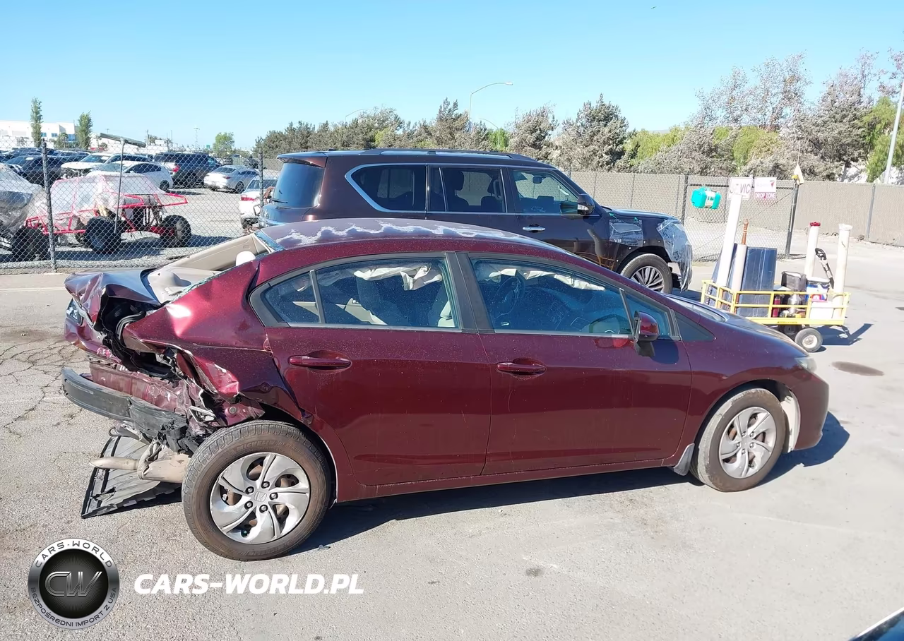 2013 Honda Civic Lx VIN:19XFB2F54DE246064 - 16
