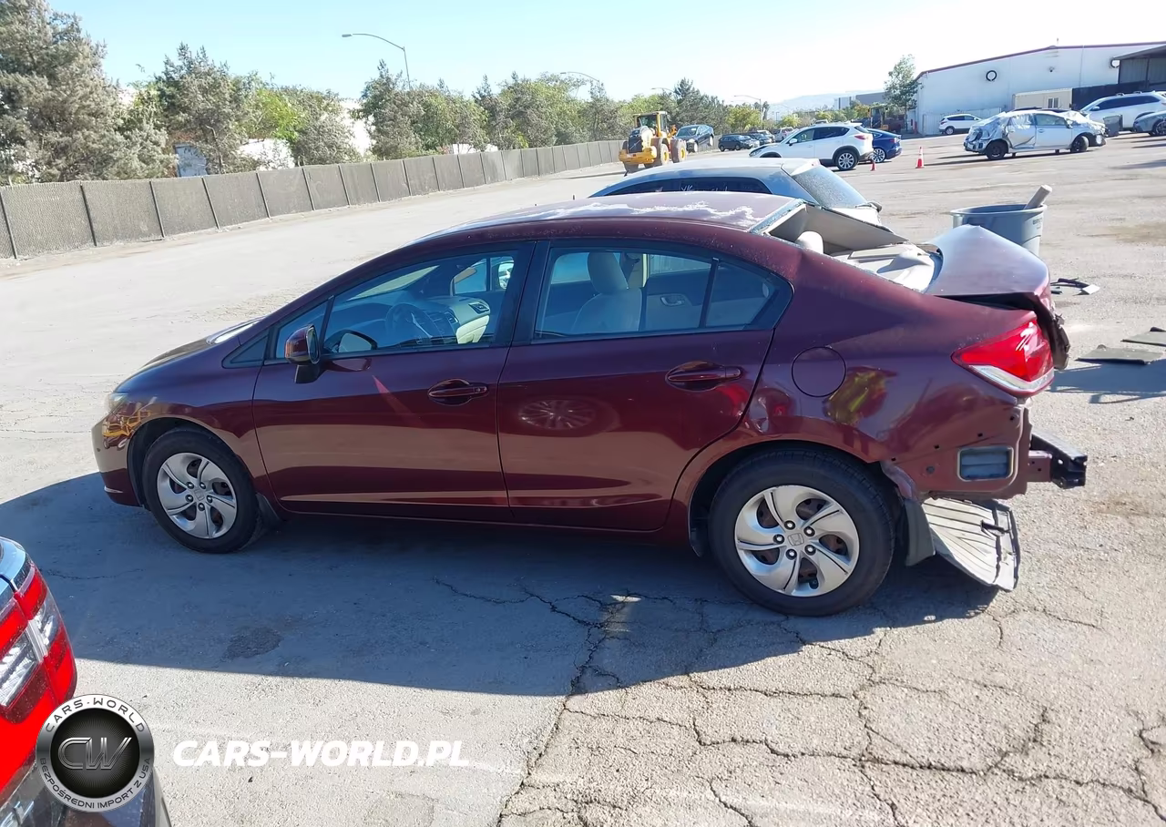 2013 Honda Civic Lx VIN:19XFB2F54DE246064 - 17