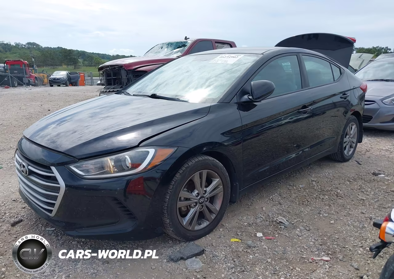 2018 Hyundai Elantra Sel VIN:KMHD84LF1JU547933 - 2