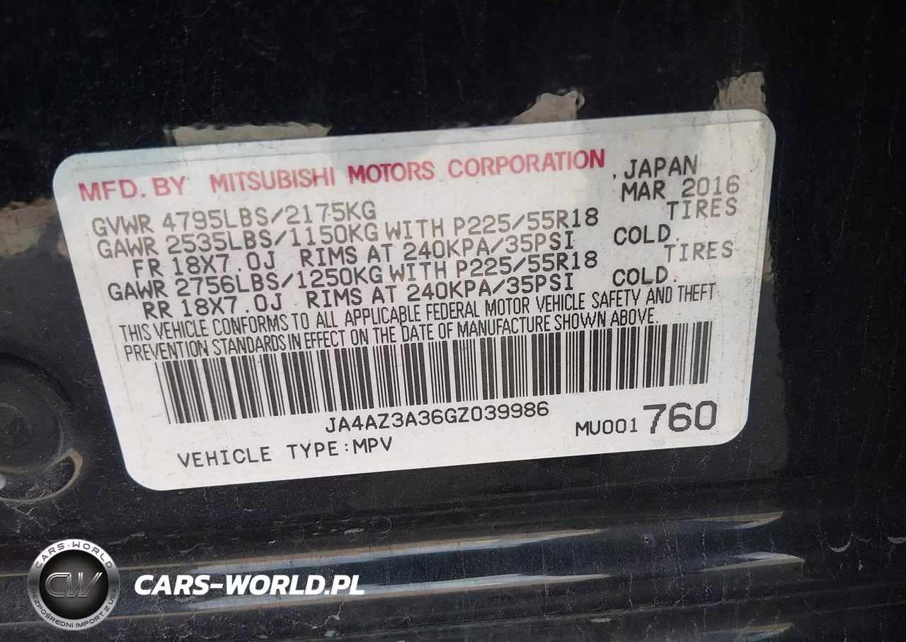 2016 Mitsubishi Outlander Se VIN:JA4AZ3A36GZ039986 - 9
