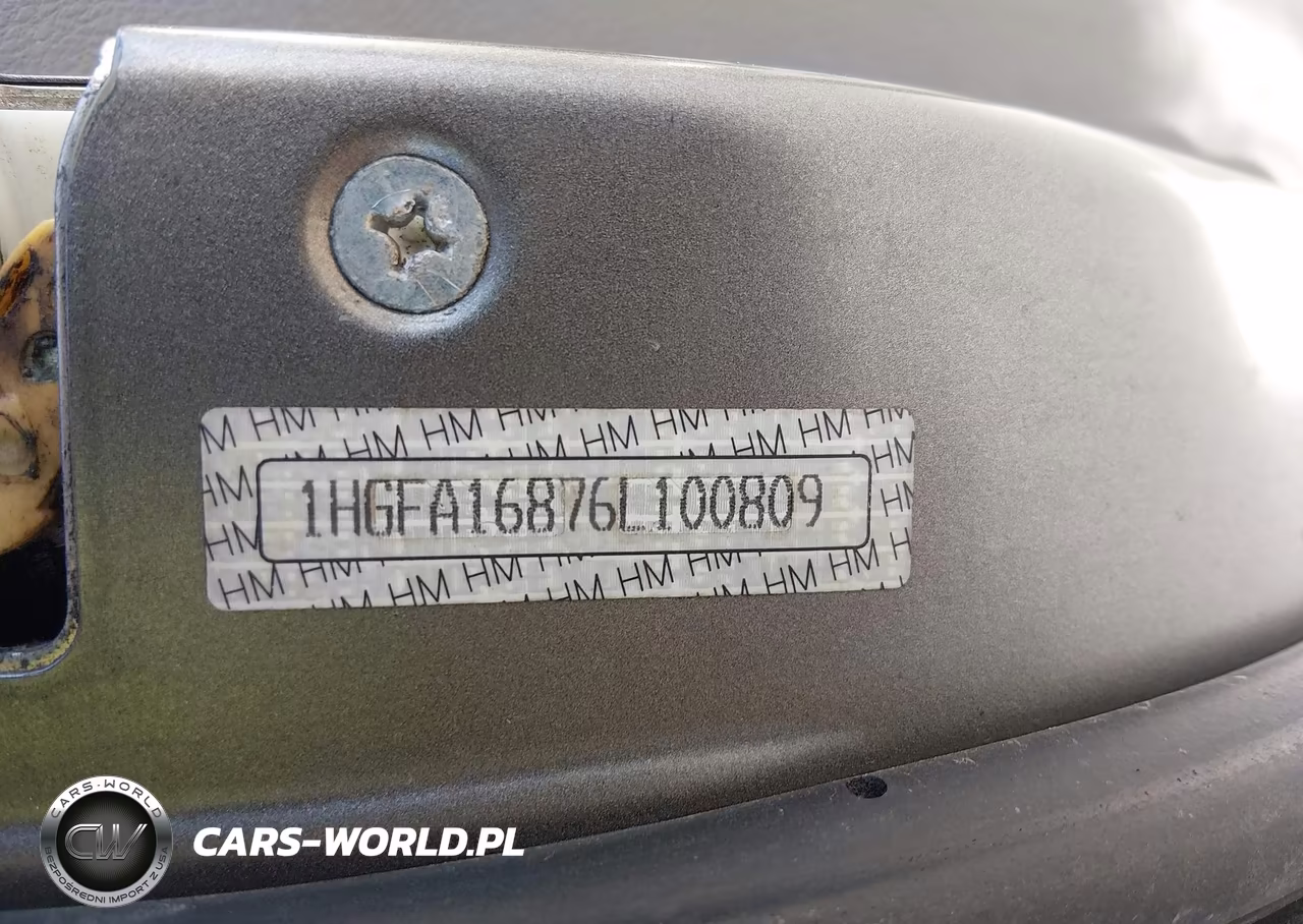 2006 Honda Civic Ex VIN:1HGFA16876L100809 - 9