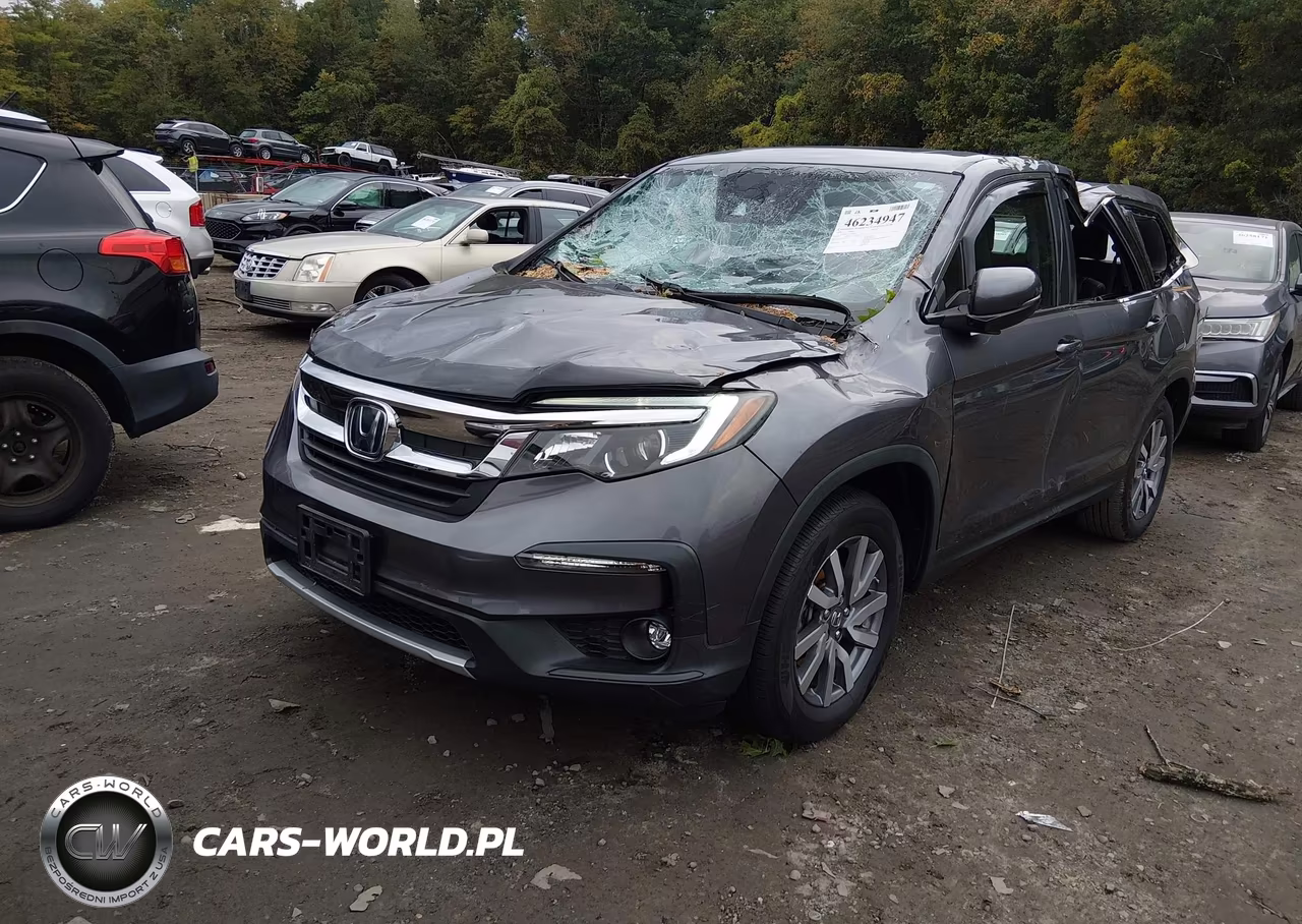 2020 Honda Pilot Awd Ex-L VIN:5FNYF6H53LB069534 - 2